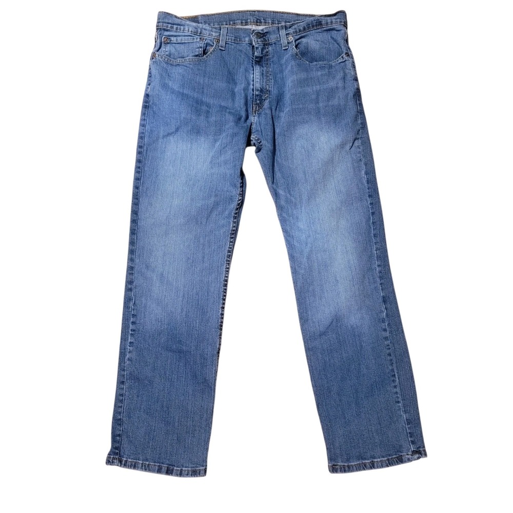 Levis 559 Relaxed Straight Jeans Mens 36x30 Medium Wash Blue Denim Pants